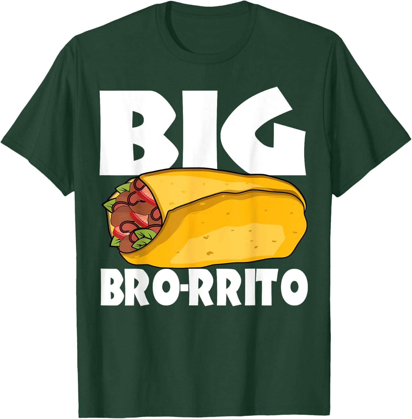 Big Burrito Mexican Food Cinco de Mayo T-Shirt - T-Shirt | Forest