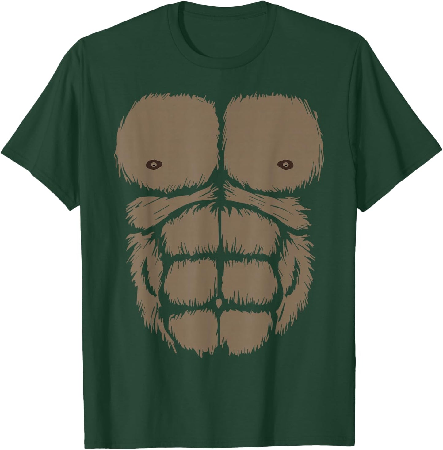 Gorilla Chest Belly Boy Girl Monkey Costume Children's Fancy Dress T-Shirt - T-Shirt | Forest