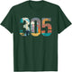 305 Dade County Miami T-Shirt - T-Shirt | Forest