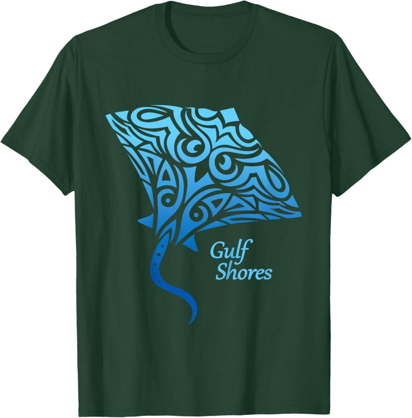 Gulf Shores Alabama Stingray Girls Boys Toddler Souvenir T-Shirt - T-Shirt | Forest