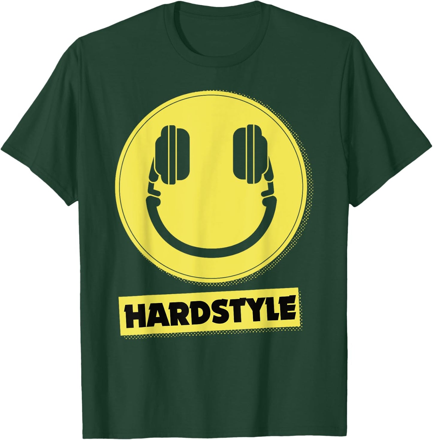 Techno Rave Hardstyle Merch for Festival/Party Hardstyle , Black, S T-Shirt - T-Shirt | Forest