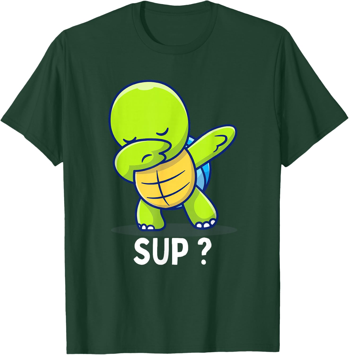 Dabbing Turtle T-Shirt - T-Shirt | Forest