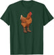 Chicken in Cowboy Boots, Funny T-Shirt - T-Shirt | Forest