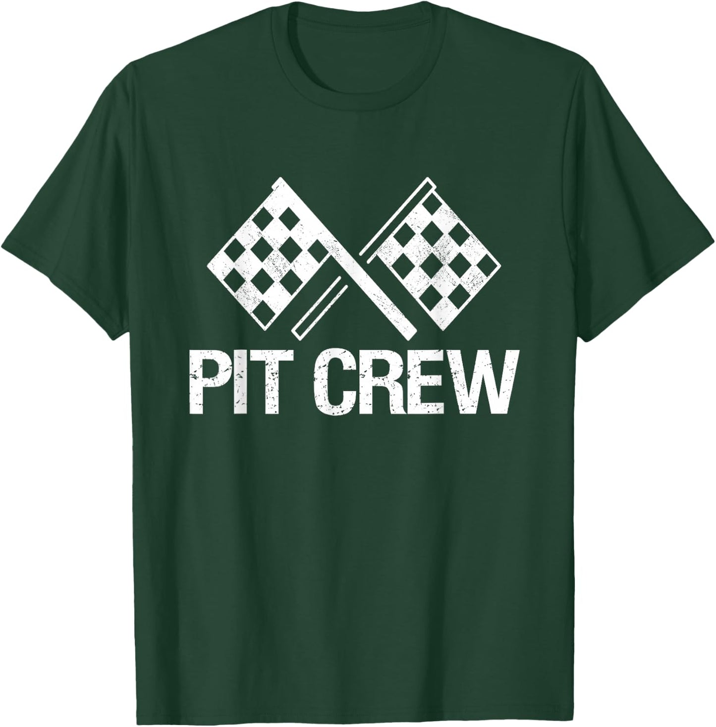 Pit Crew for Racing Car Parties Small T-Shirt - T-Shirt | Forest