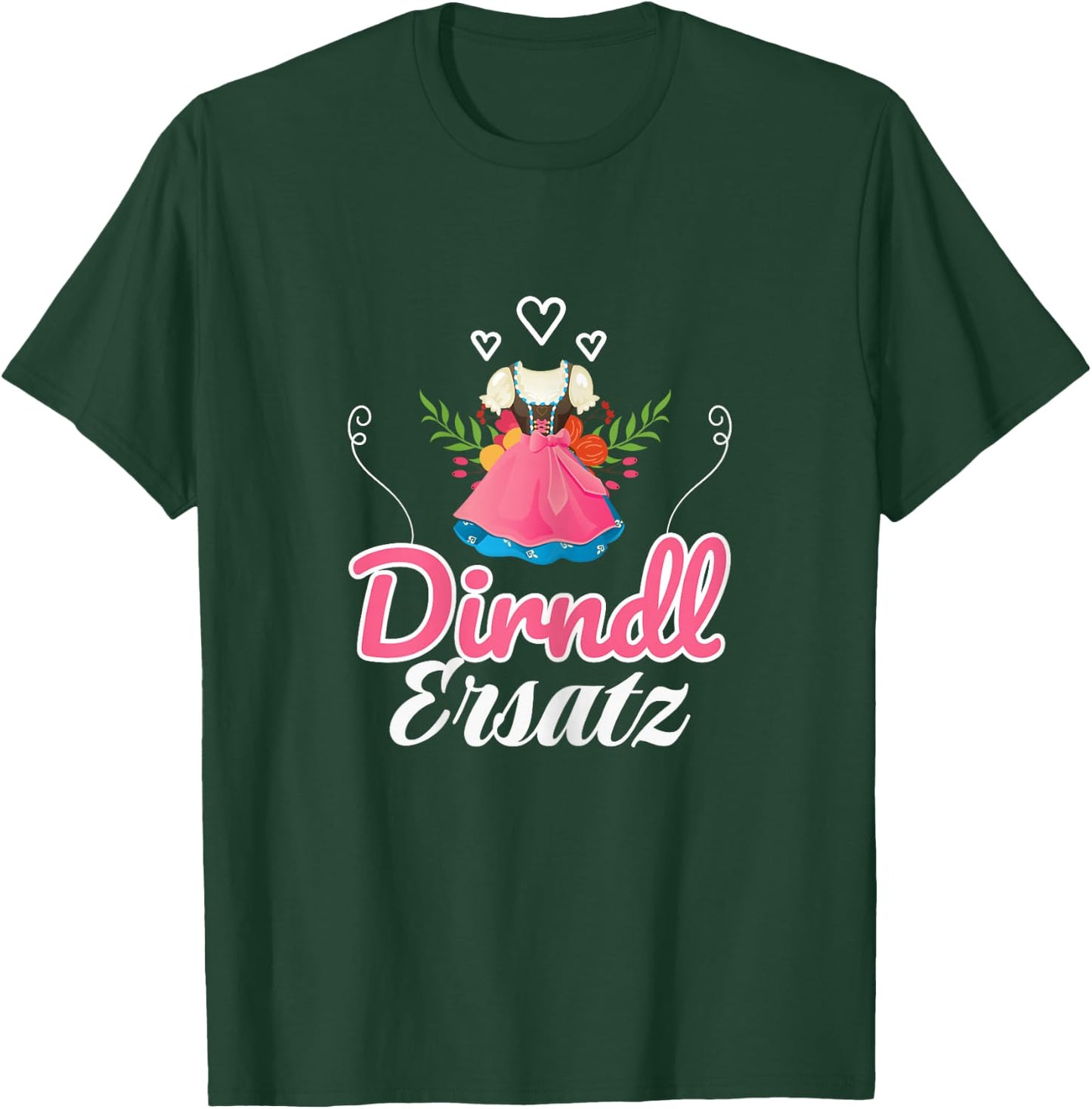 Lustiges Damen Ersatz Dirndl T-Shirt - T-Shirt | Forest