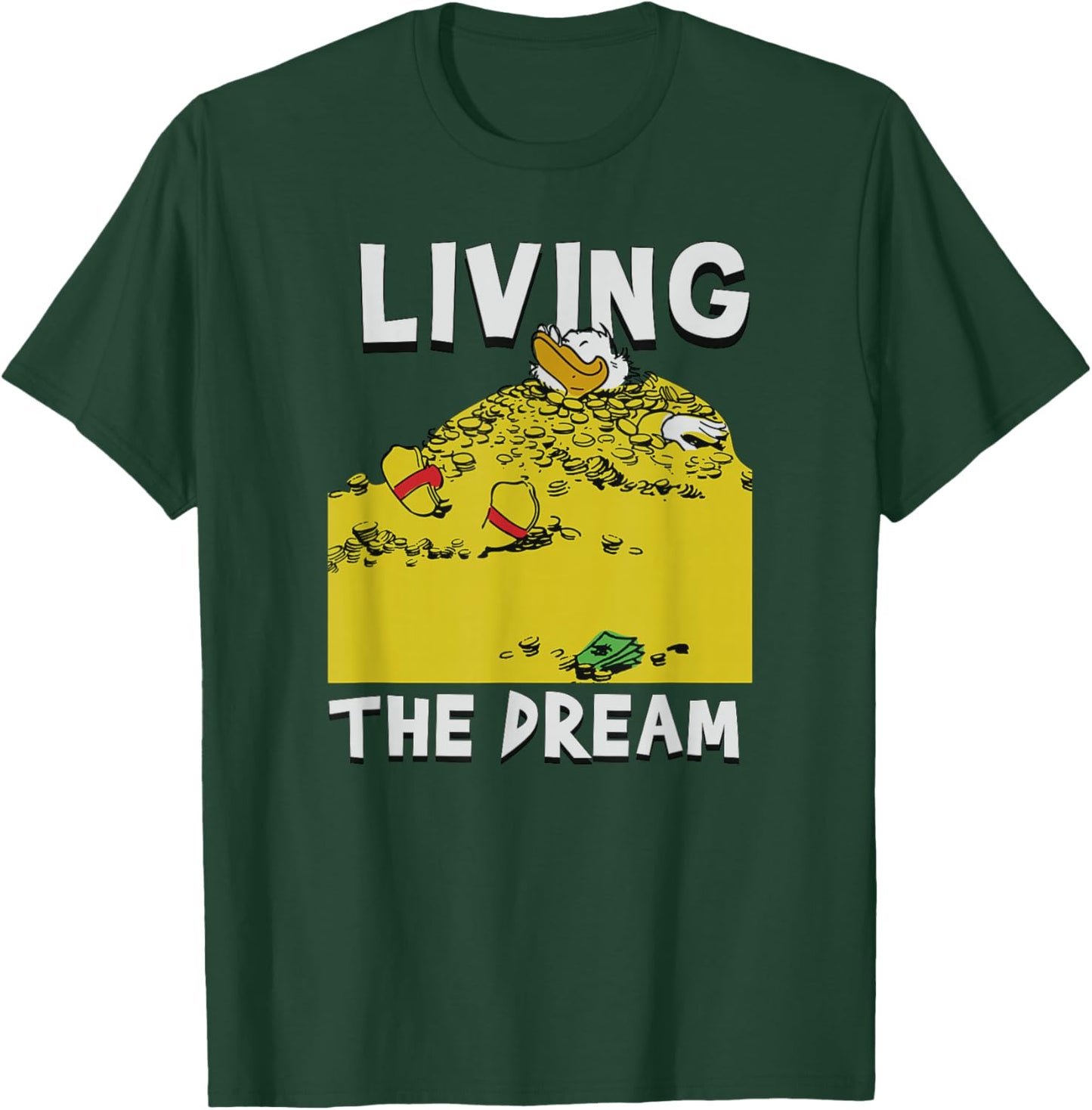 Disney - Ducktales Scrooge McDuck Living the Dream T-Shirt - T-Shirt | Forest