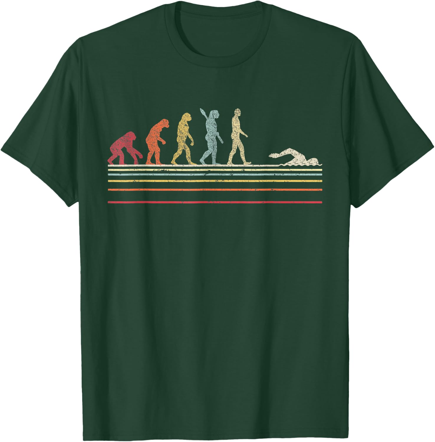 Natateurs Evolution Natation T-Shirt - T-Shirt | Forest