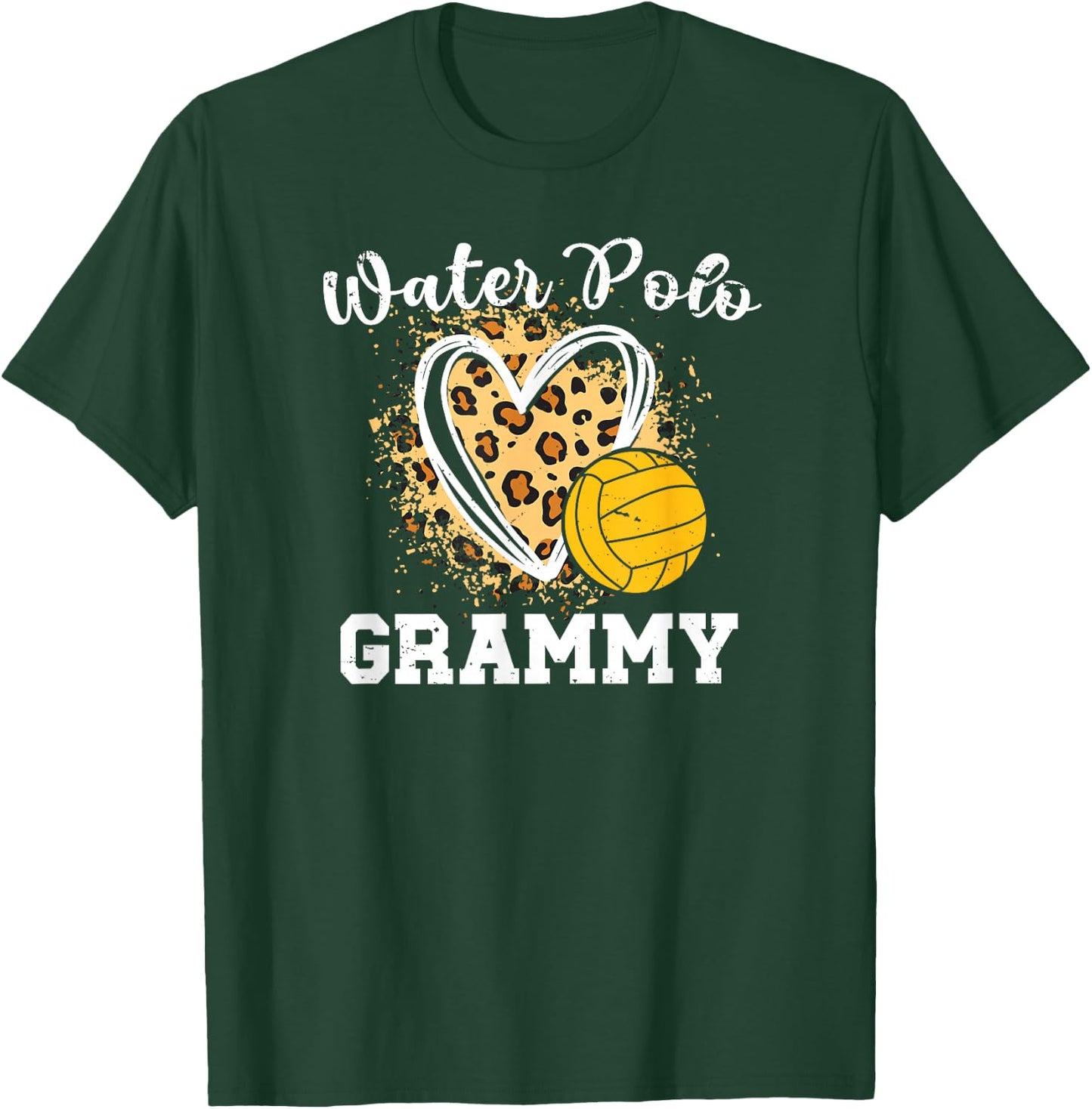 Water Polo Grammy Of A Water Polo Player Grammy Leopard T-Shirt - T-Shirt | Forest