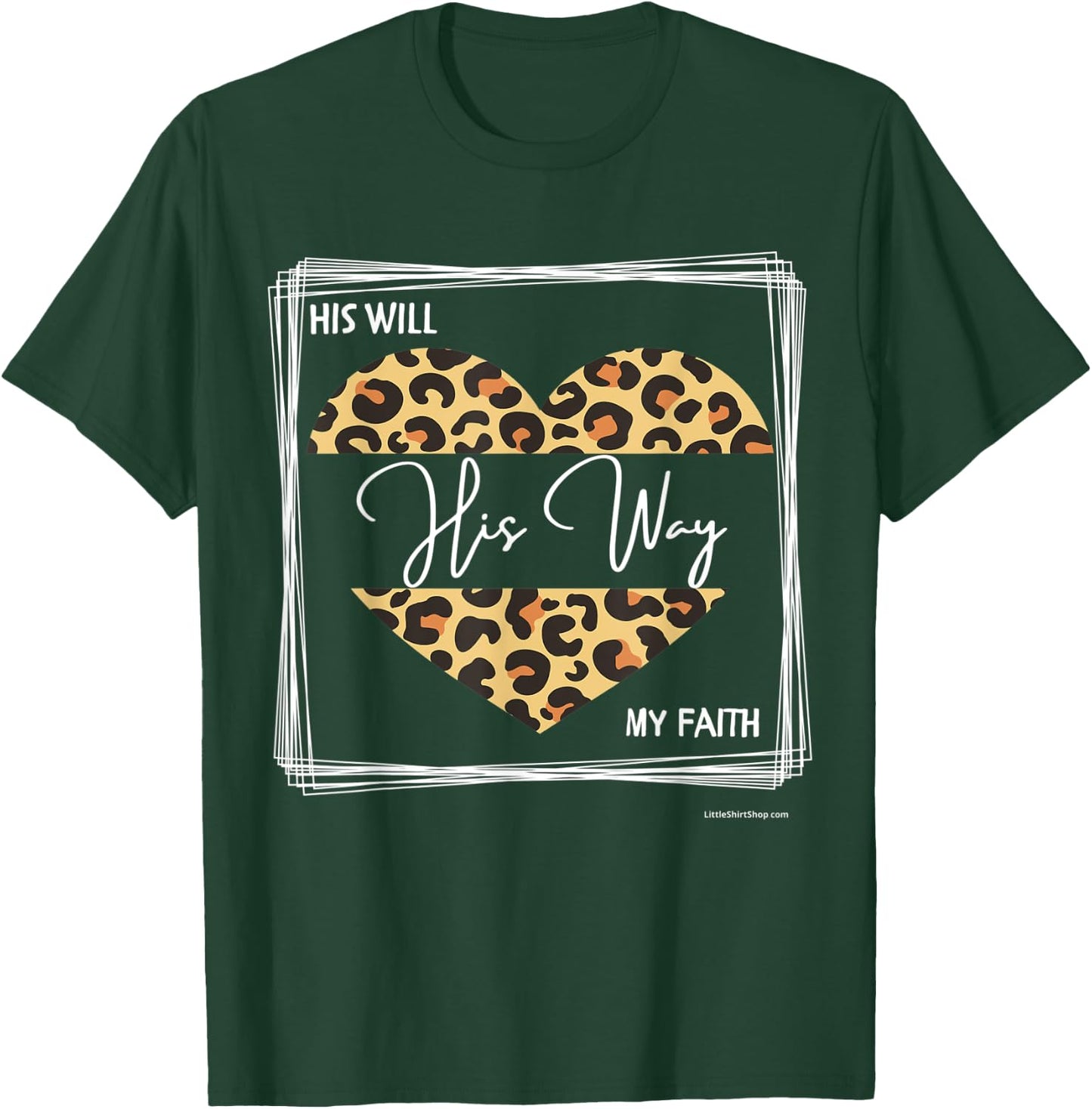 My Faith. Christian Church God Jesus Bible Verse T-Shirt - T-Shirt | Forest
