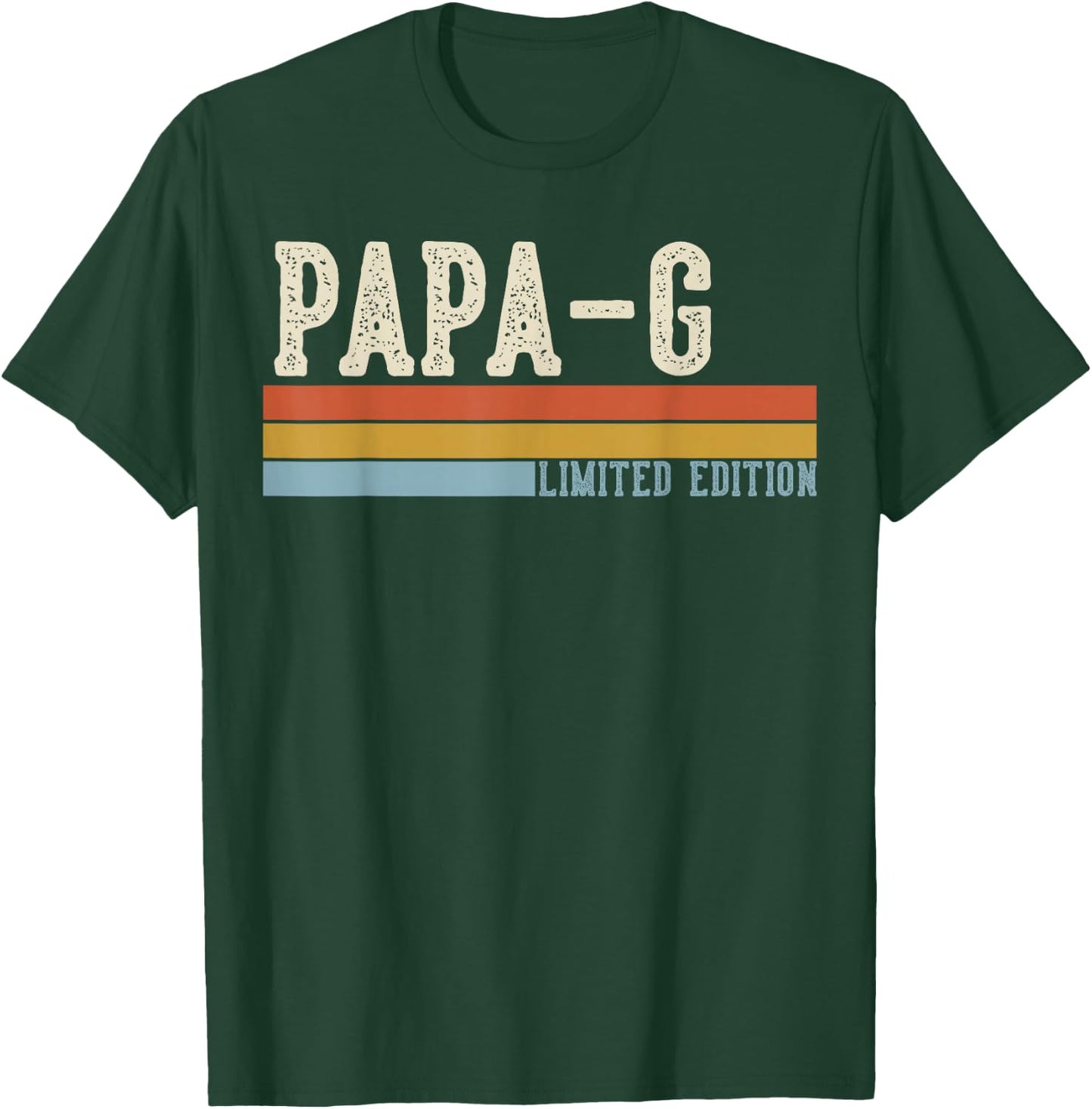 PAPA-G Vintage Grandpa Retro Fathers Day T-Shirt - T-Shirt | Forest