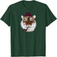 Tiger head face with a hat smoking a pipe cool big cat love T-Shirt - T-Shirt | Forest