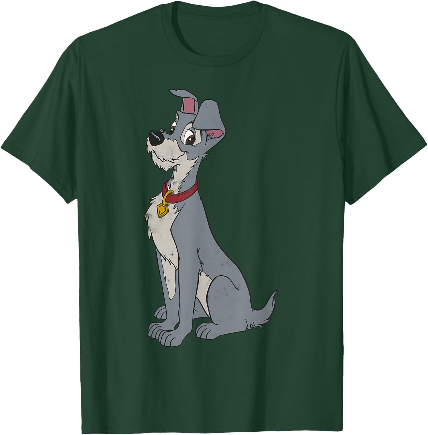 Disney Lady and The Tramp Simple Portrait T-Shirt - T-Shirt | Forest
