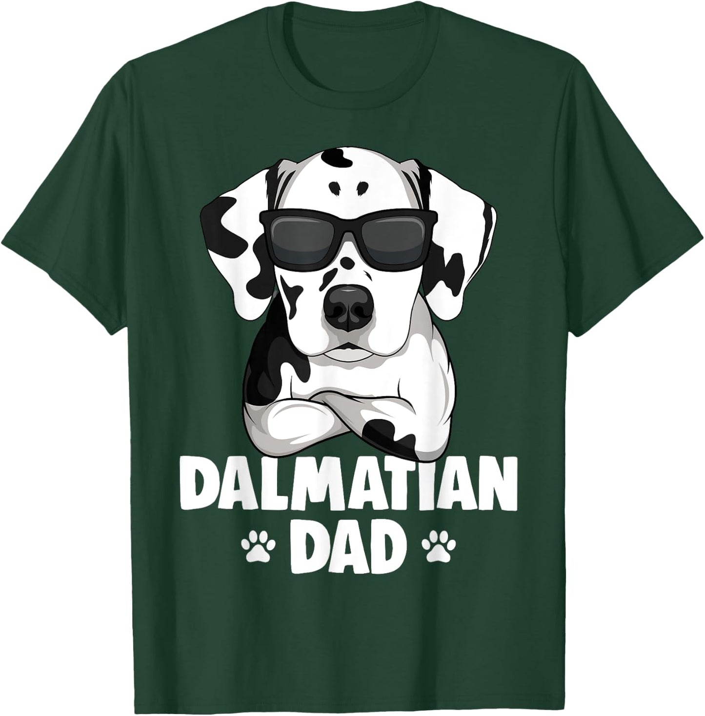 Dalmatian Dog Dad T-Shirt - T-Shirt | Forest