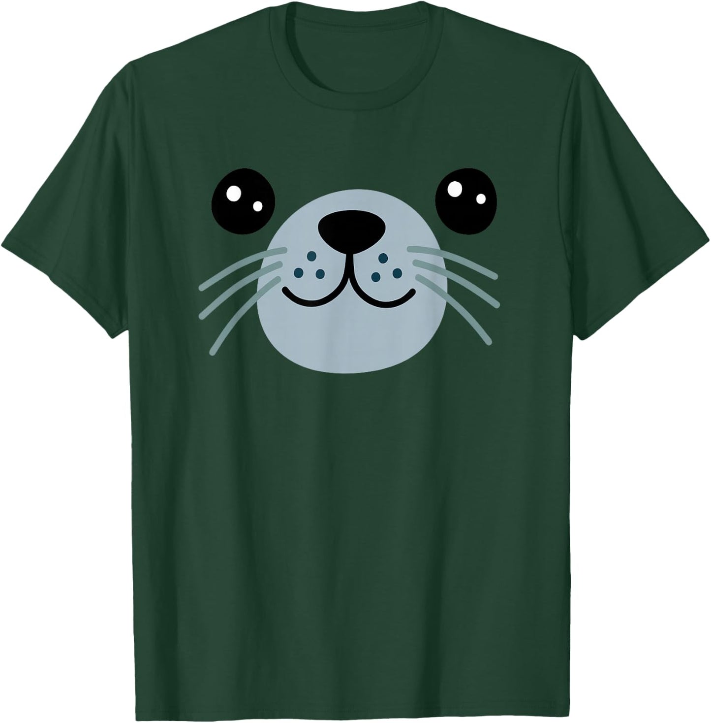 Seal Face Halloween Costume Group Kids Toddler Baby 5T 4T T-Shirt - T-Shirt | Forest