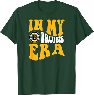 Boston Bruins Era Dark Heather Officially Licensed T-Shirt - T-Shirt | Forest