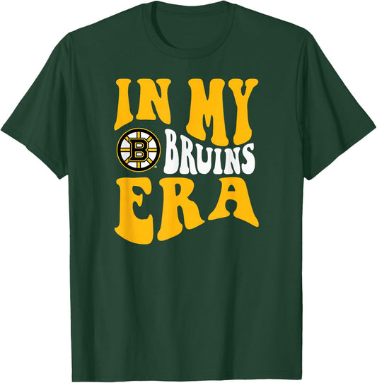 Boston Bruins Era Dark Heather Officially Licensed T-Shirt - T-Shirt | Forest