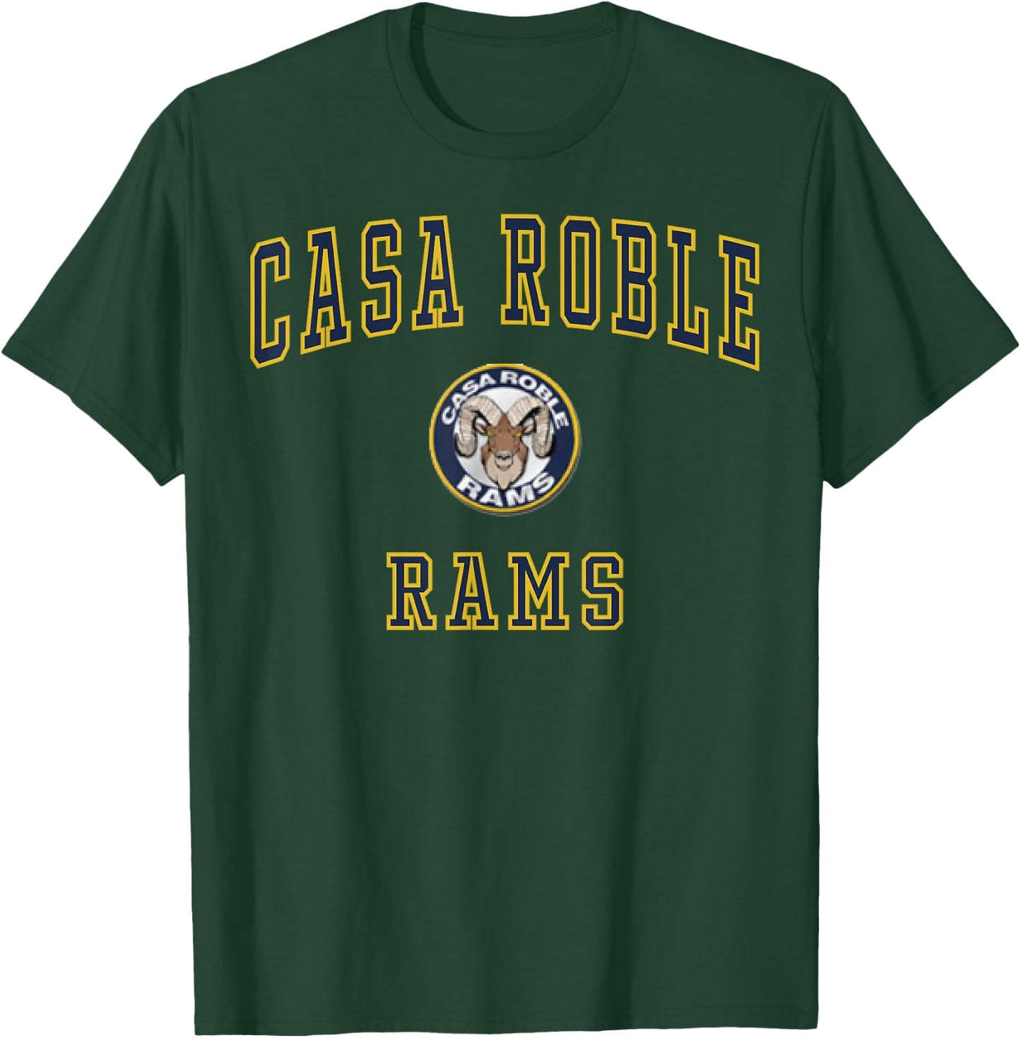 Casa Roble High School Rams C1 T-Shirt - T-Shirt | Forest