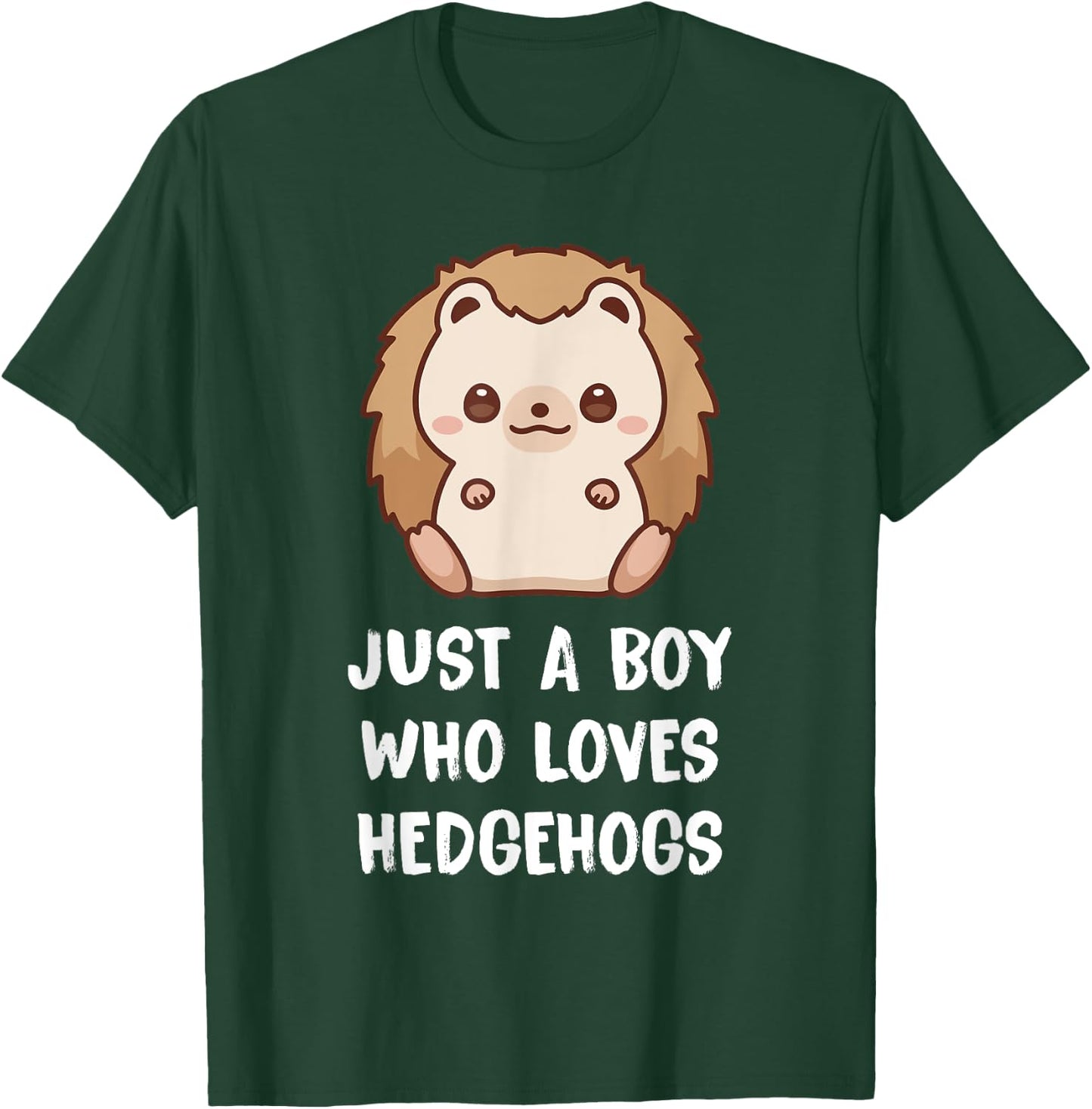 Just A Boy Who Loves Hedgehogs T-Shirt - T-Shirt | Forest