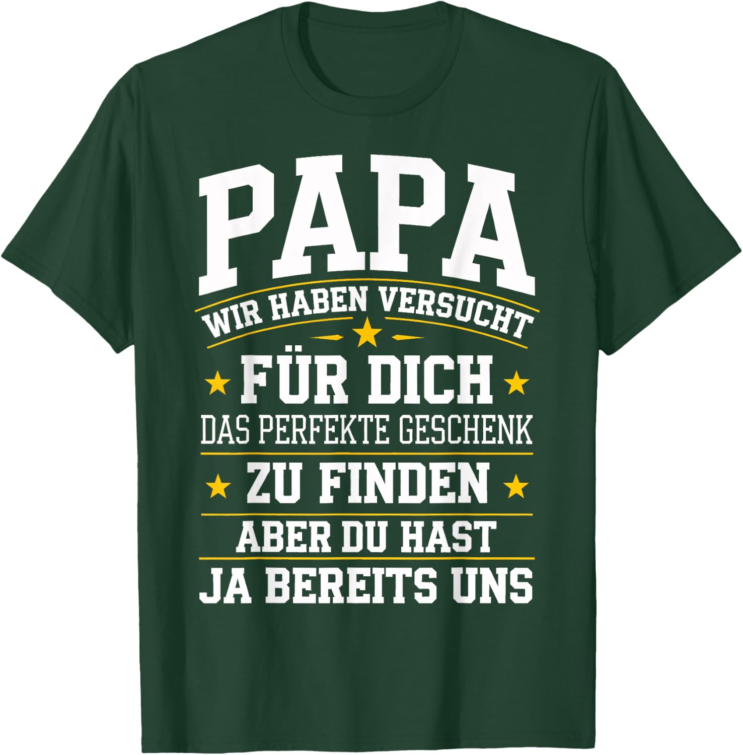 Papa Gift Birthday Shirt Dad Saying Funny Dad T-Shirt - T-Shirt | Forest