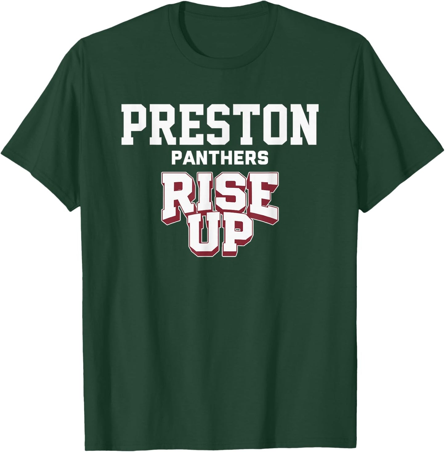 Preston Panthers Rise Up HS T-Shirt - T-Shirt | Forest