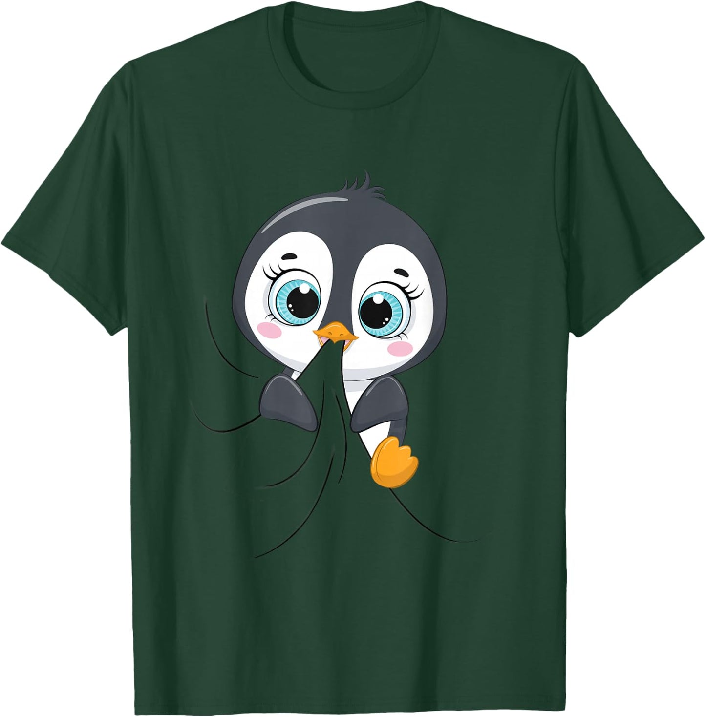 Offizielles Schlafshirt Pinguin Schlafanzug Penguin Schlafen T-Shirt - T-Shirt | Forest