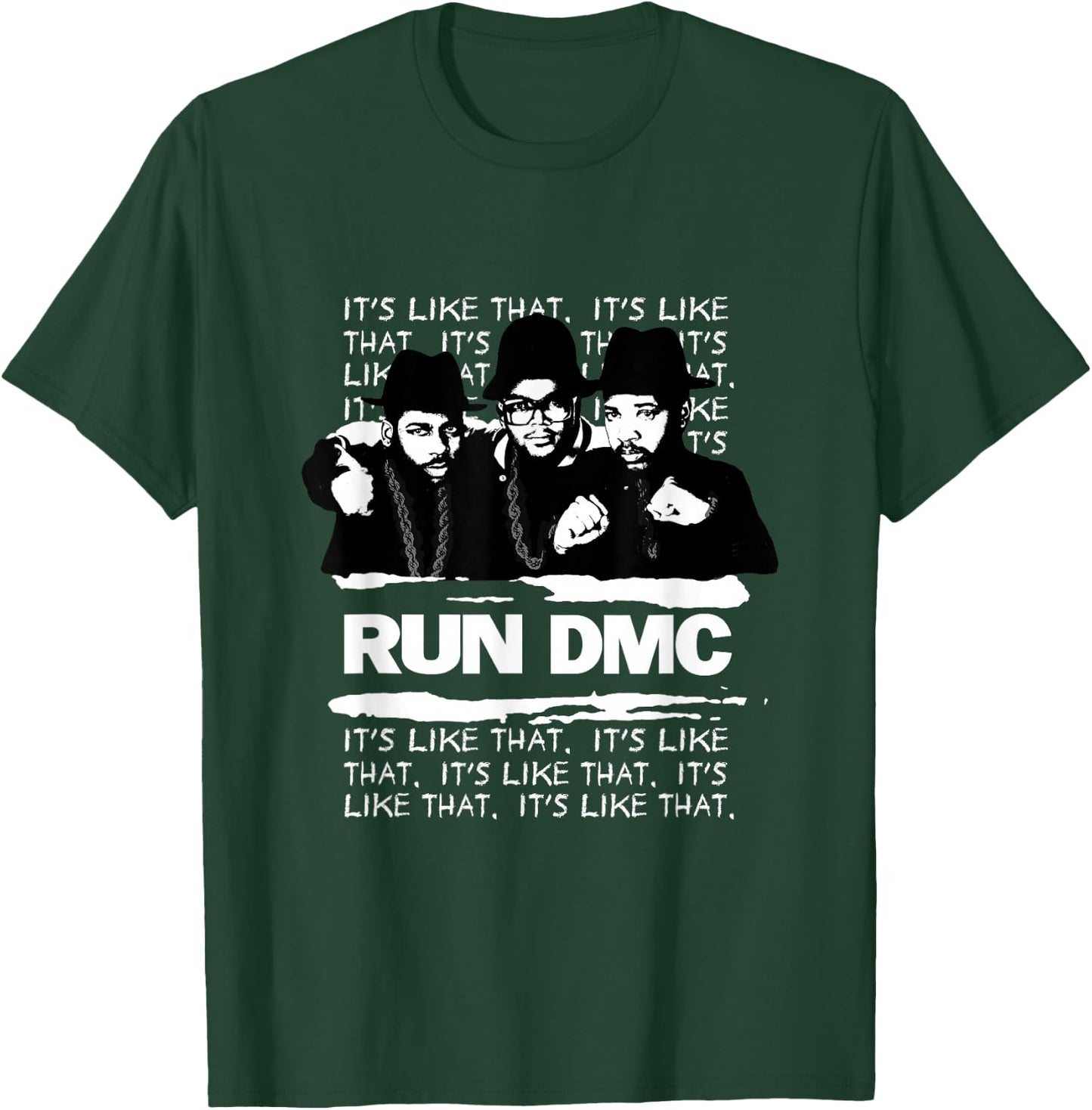 RUN DMC It's Like That Light T-Shirt - T-Shirt | Forest