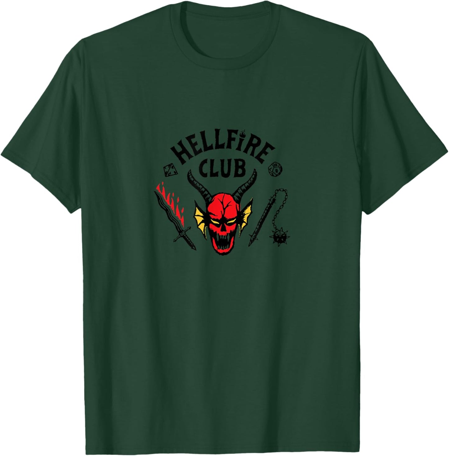 Stranger Things Hellfire Club , gray T-Shirt - T-Shirt | Forest