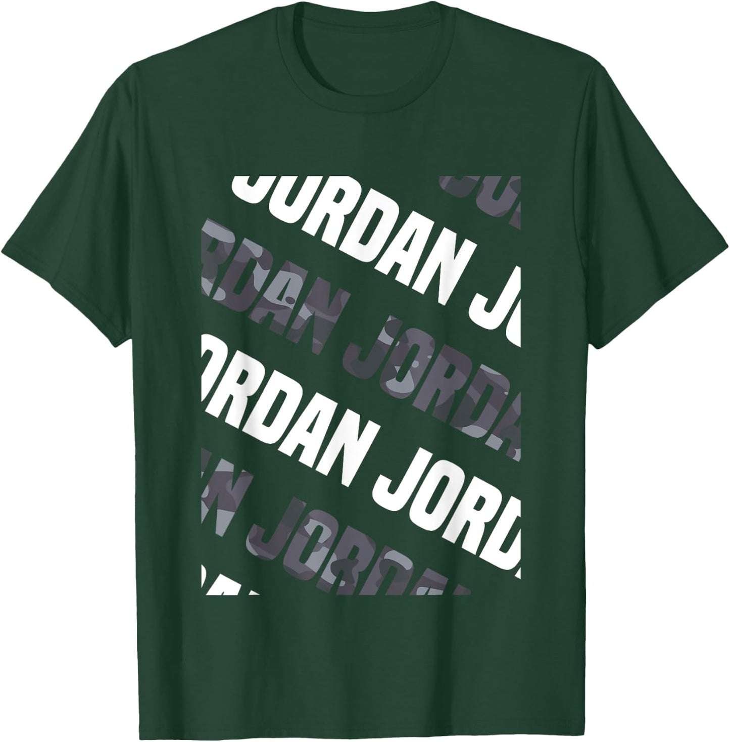 Jordan Camo Pattern Grey Camouflage T-Shirt - T-Shirt | Forest