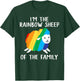 Rainbow Sheep Queer Lesbian Gay CSD Pride Party Wear LGBT T-Shirt - T-Shirt | Forest