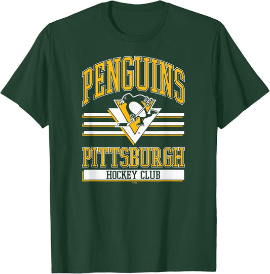 Pittsburgh Penguins Hockey Club Black Officially Licensed T-Shirt - T-Shirt | Forest