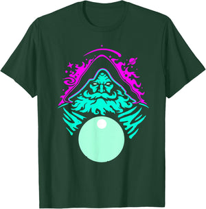 Pondering My Orb - Wizard Ponder Cosmic Fantasy Magical Meme T-Shirt - T-Shirt | Forest