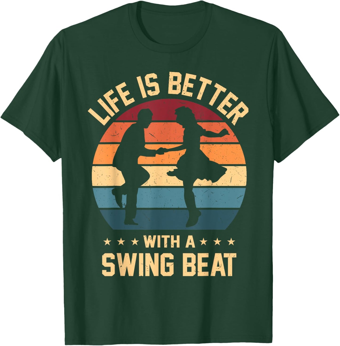 Swingtanz Lindy Hop-Tänzerin Jitterbug tanzt Swing Out T-Shirt - T-Shirt | Forest
