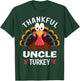Thankful Uncle Turkey Funny Thanksgiving T-Shirt - T-Shirt | Forest