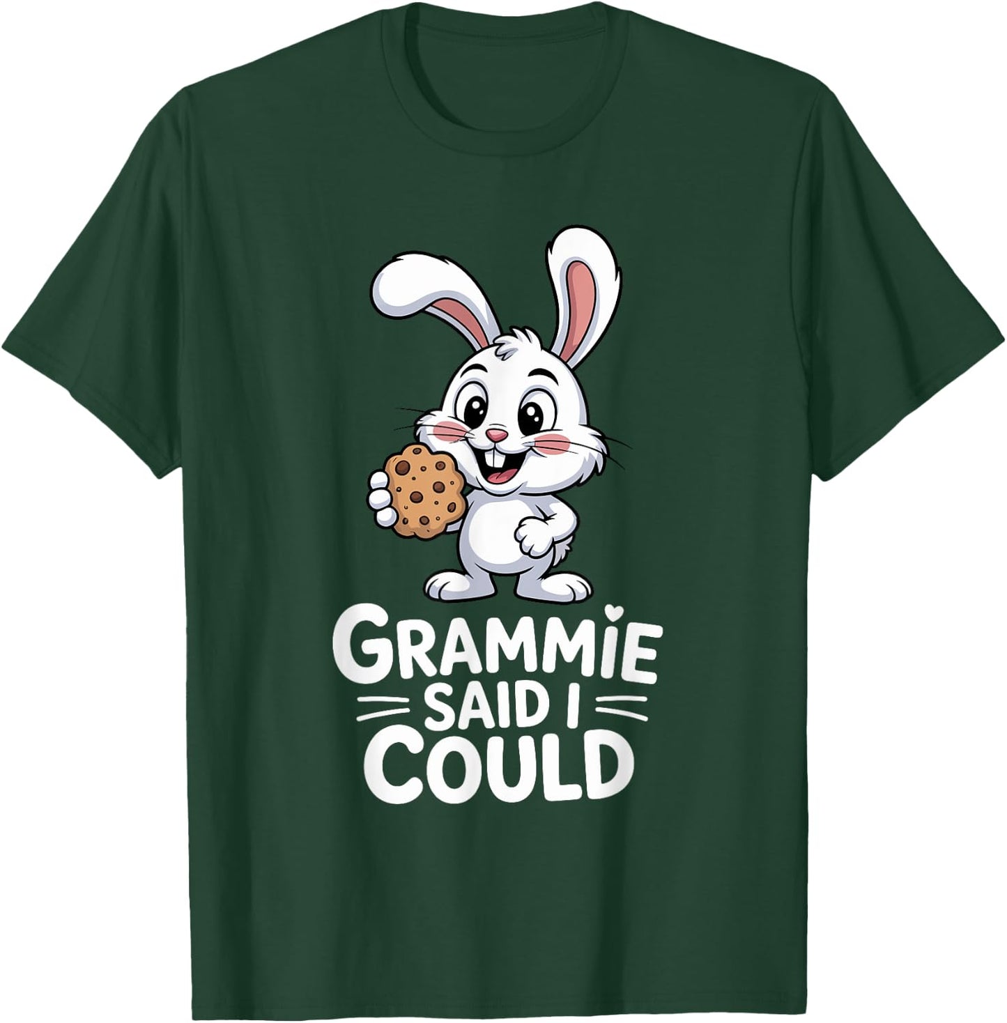 Funny Grammie Said I Could Agile Rabbit Toddler Grandma T-Shirt - T-Shirt | Forest