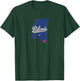 Biloxi Mississippi MS Map T-Shirt - T-Shirt | Forest