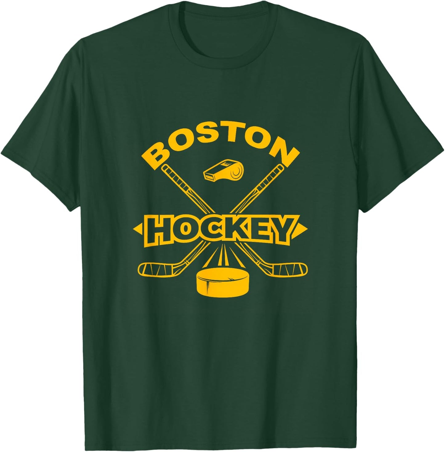 Boston Hockey Vintage T-Shirt - T-Shirt | Forest