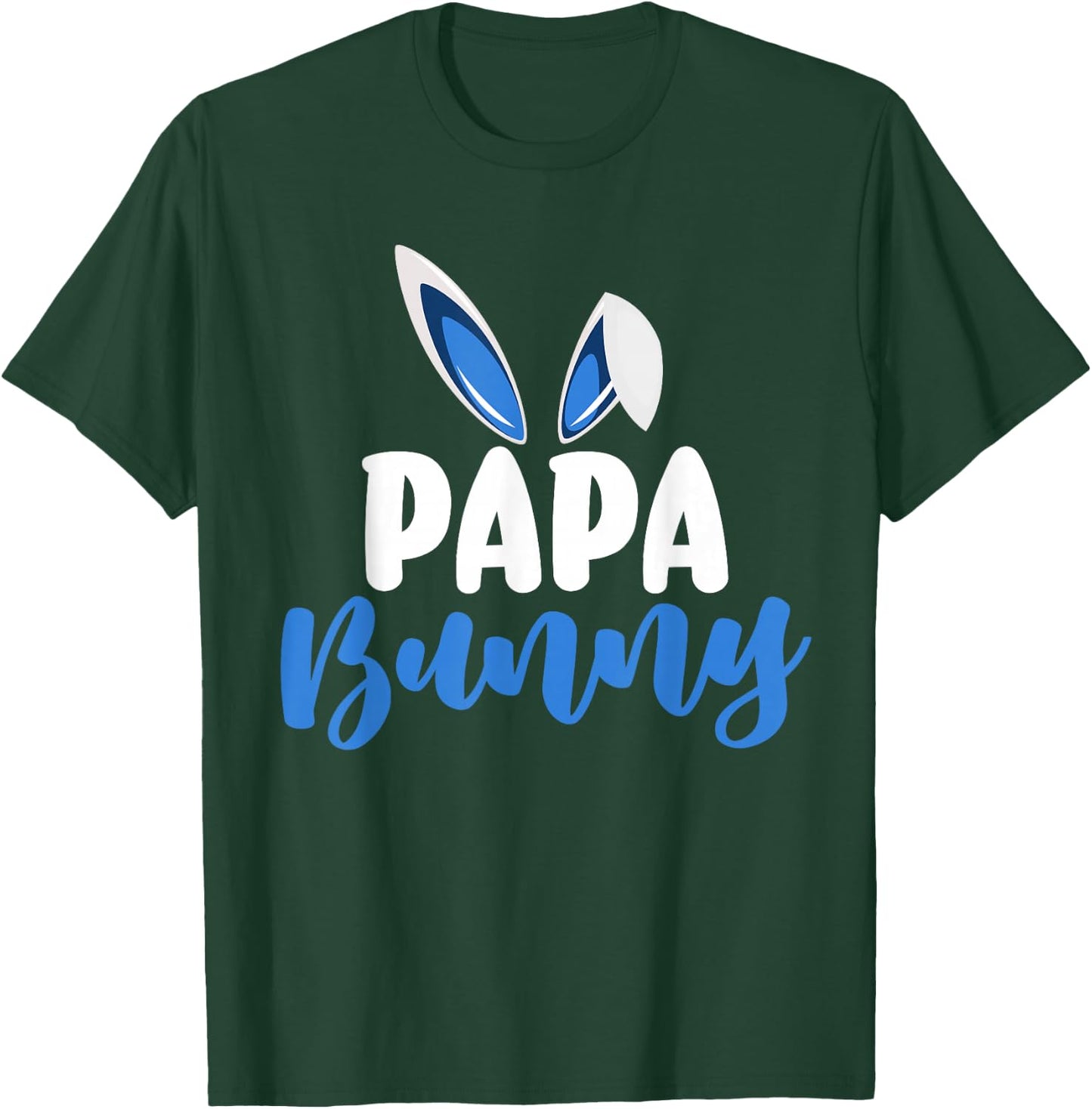 Papa Bunny Bunny Ears T-Shirt - T-Shirt | Forest