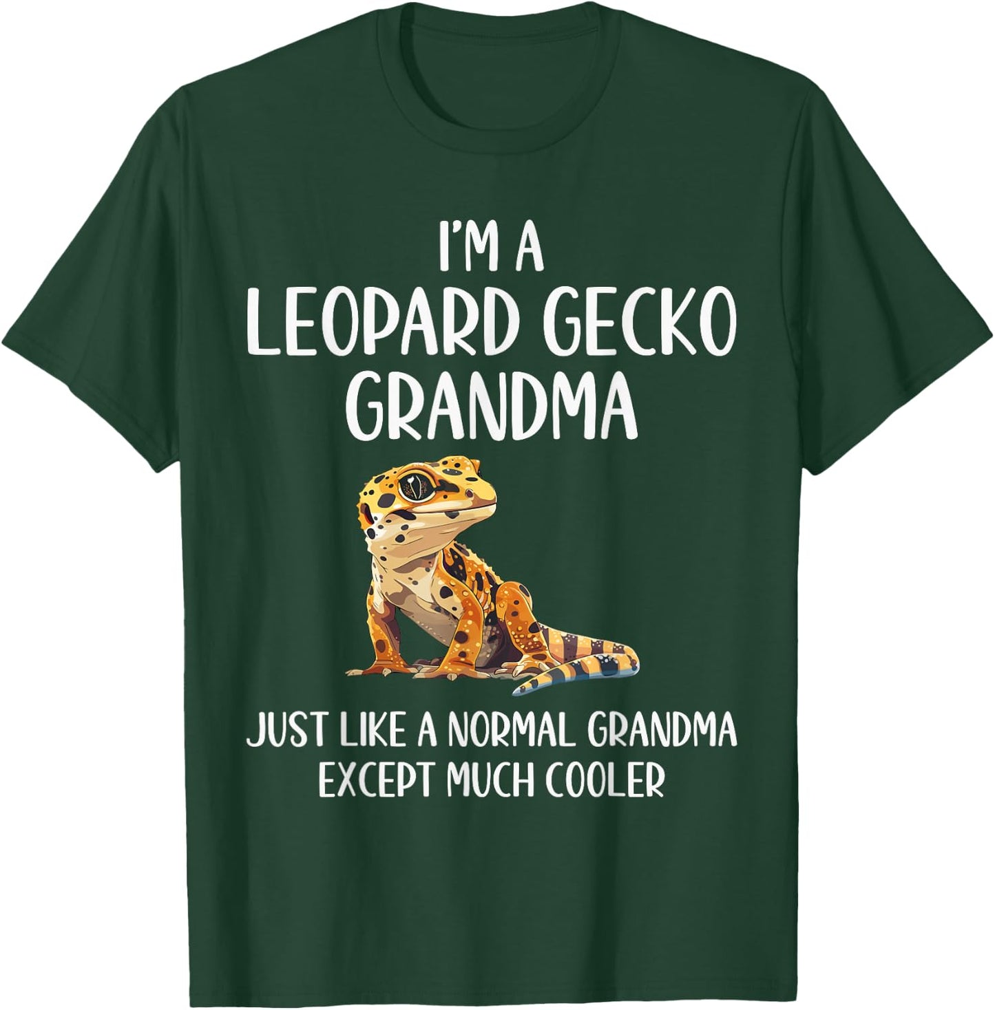 Leopard Gecko Grandma Definition Animals Lover Mothers Day T-Shirt - T-Shirt | Forest
