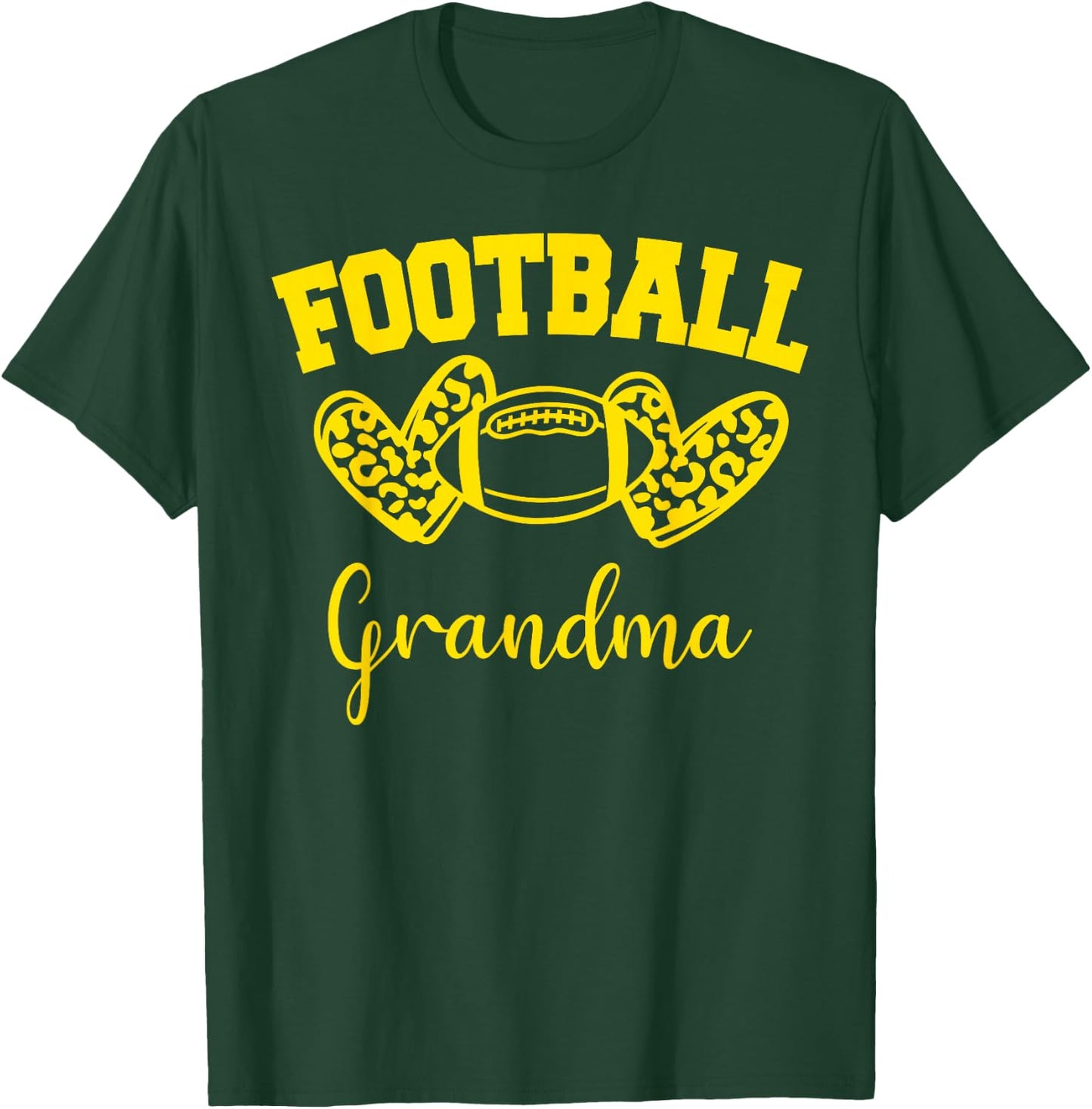 American Football Grandma Football Family Matching T-Shirt - T-Shirt | Forest