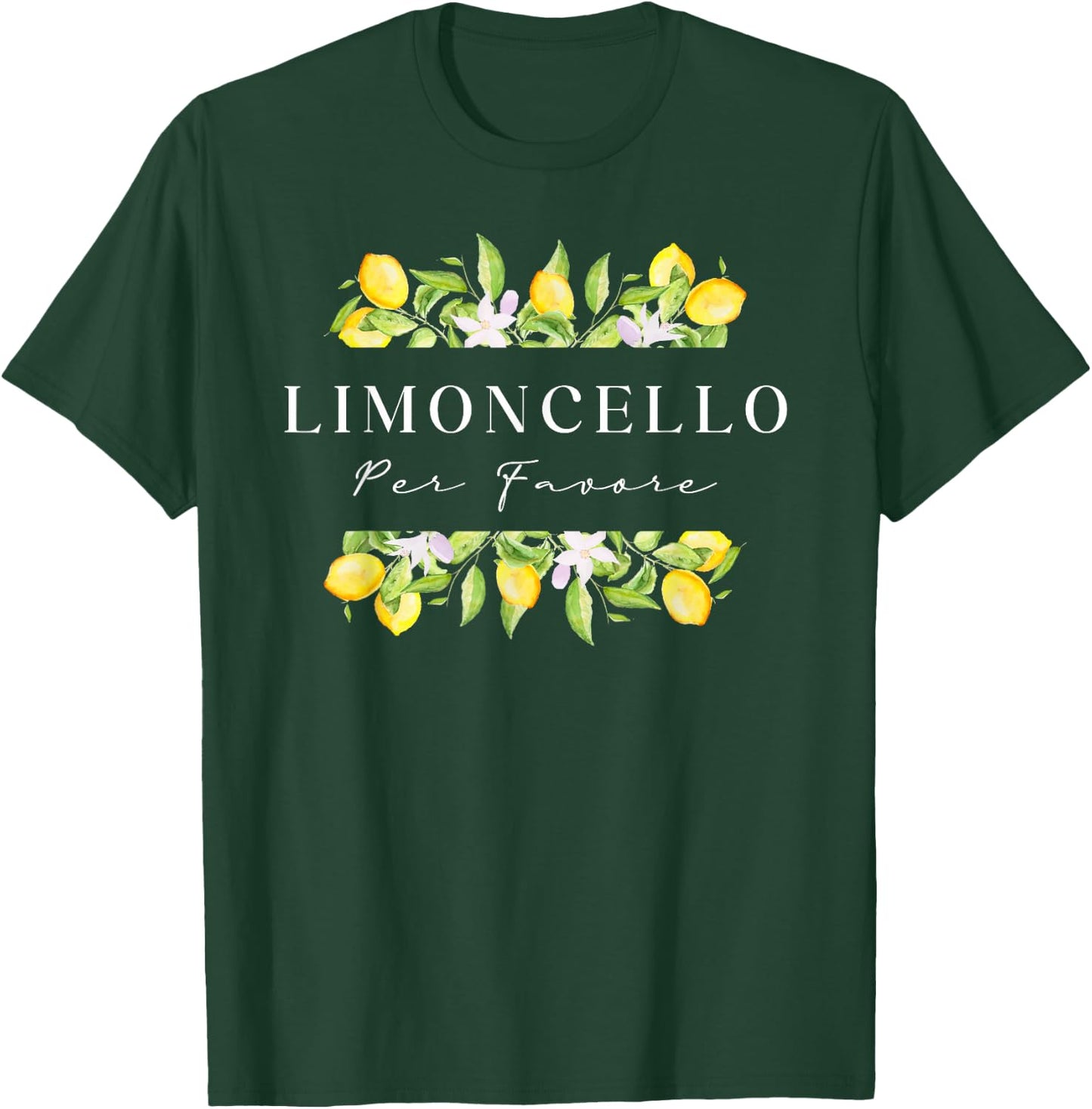 Limoncello Per Favore, Amalfi Coast Italy, Fun Italy Italian , Black, S T-Shirt - T-Shirt | Forest