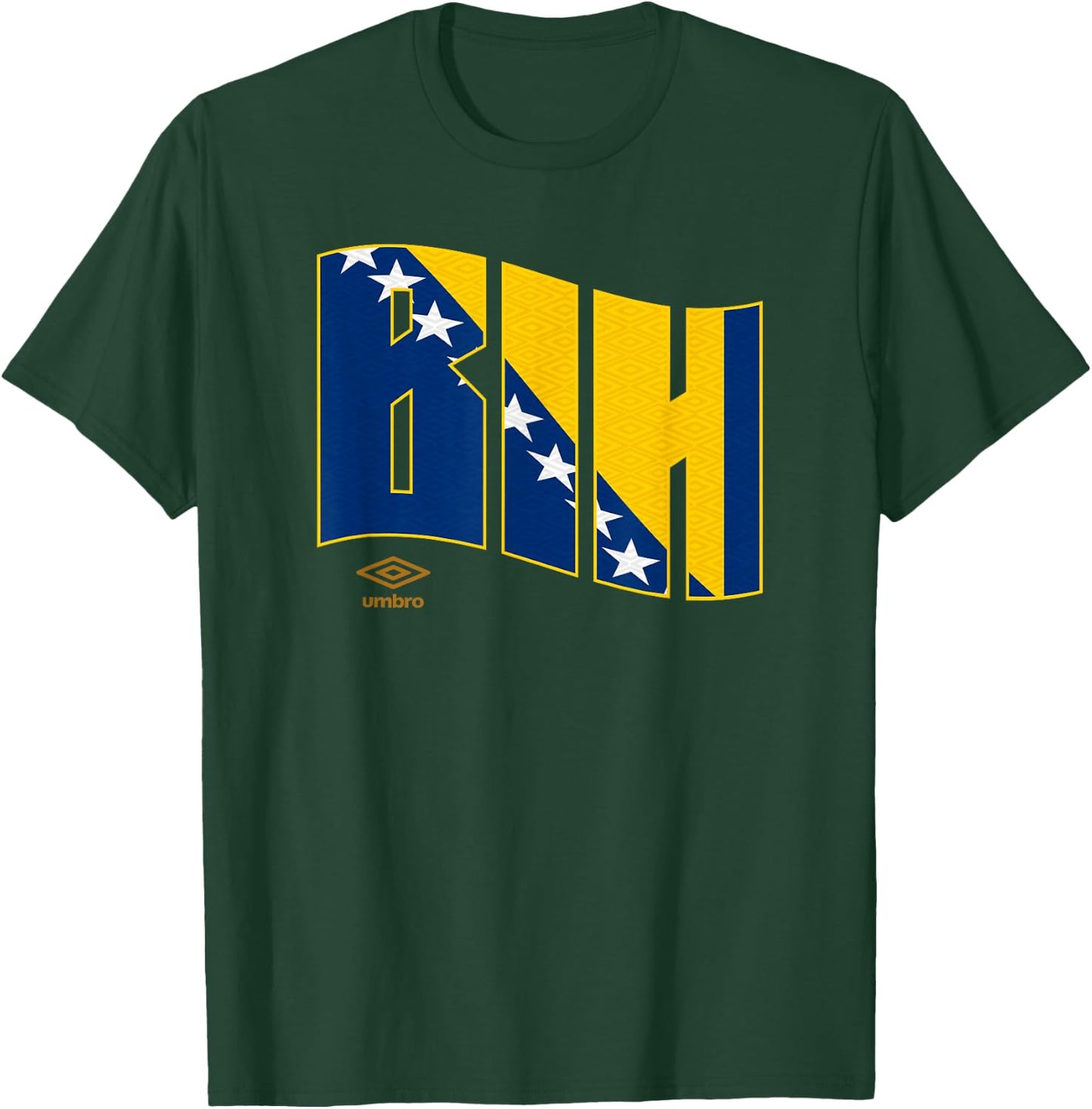 Umbro International Soccer Wavy Bosnia and Herzegovina Logo T-Shirt - T-Shirt | Forest