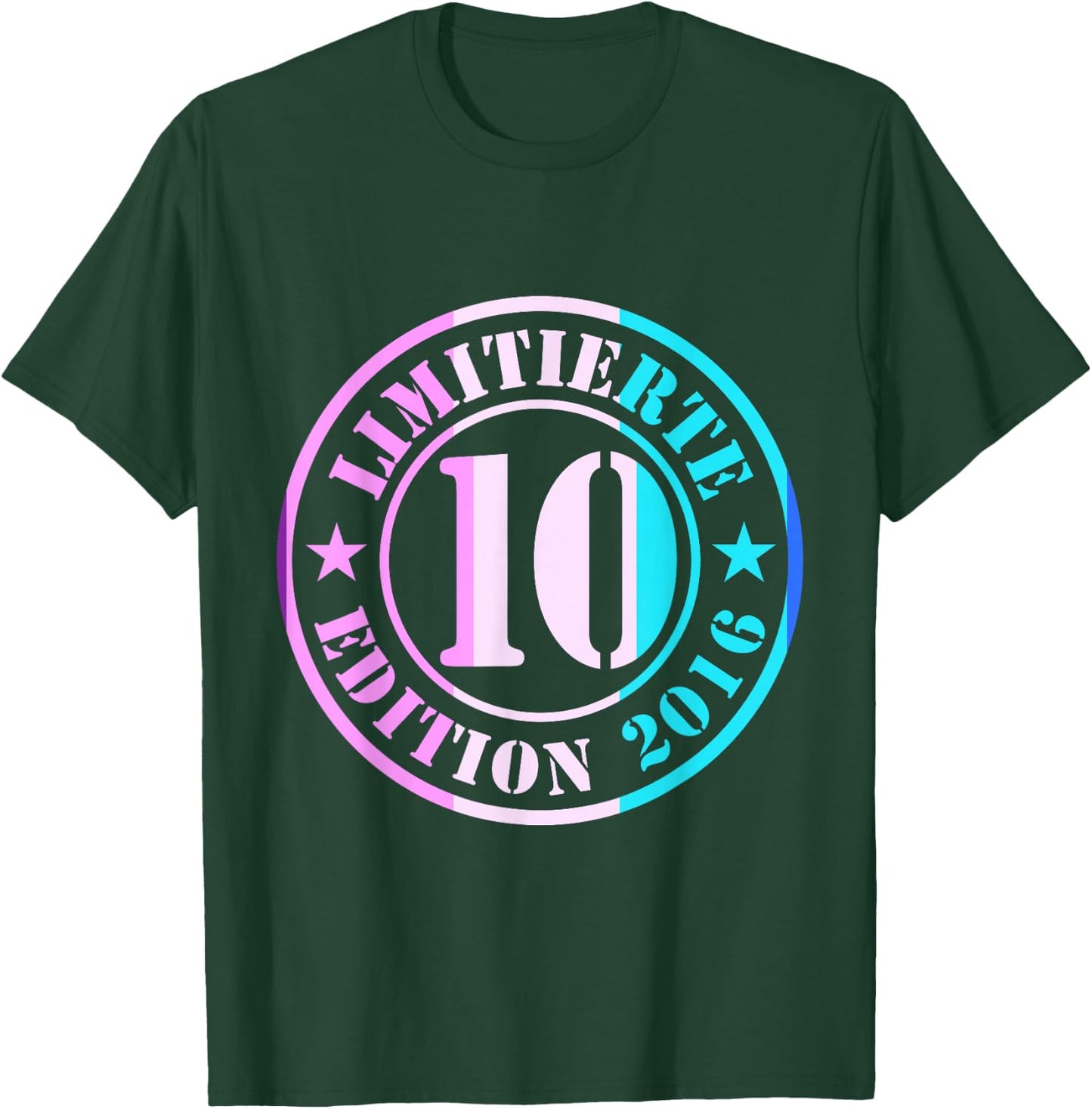 10. Geburtstag Junge Mädchen Limited Edition 2012 Jahre T-Shirt - T-Shirt | Forest