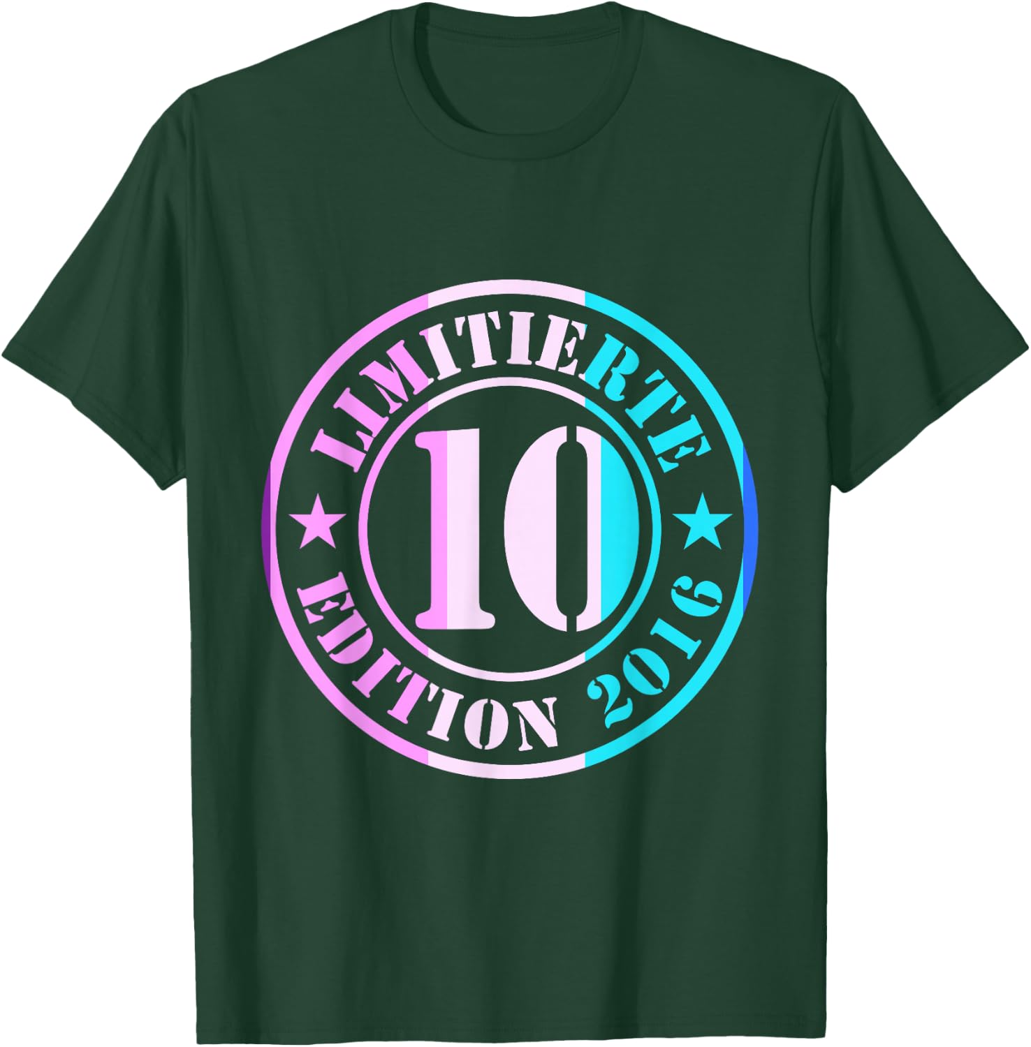 10. Geburtstag Junge Mädchen Limited Edition 2012 Jahre T-Shirt - T-Shirt | Forest