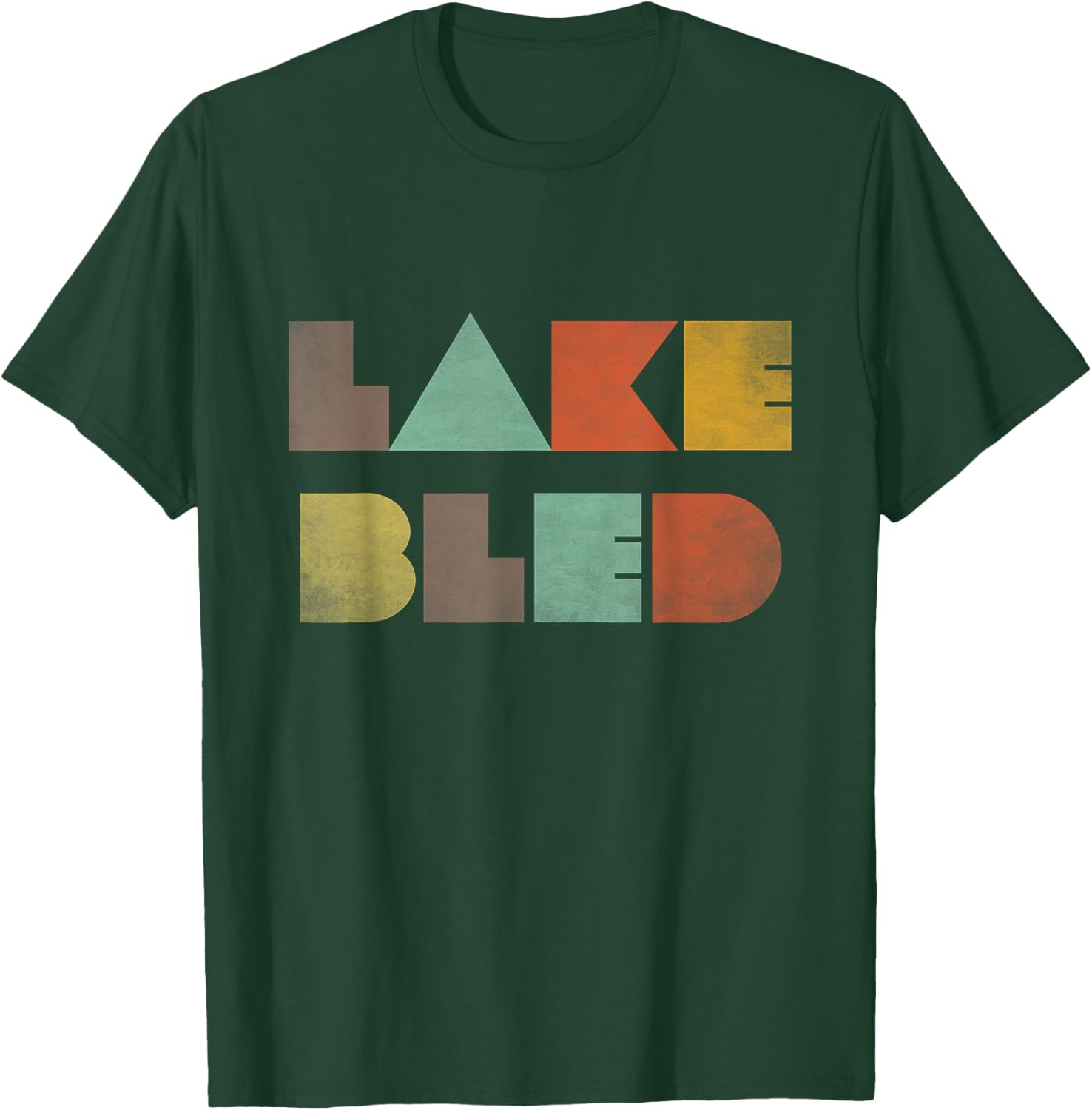 Lake Bled Vintage T-Shirt - T-Shirt | Forest