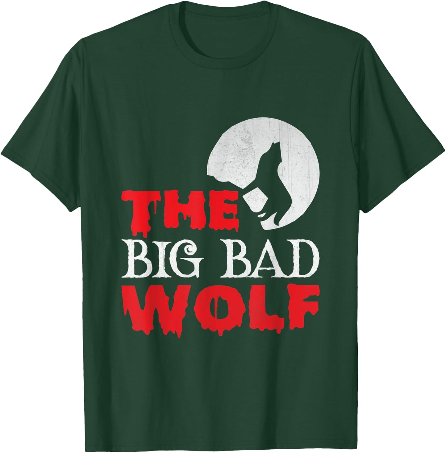 The Big Bad Wolf Halloween Costume Funny Cute Gift T-Shirt - T-Shirt | Forest