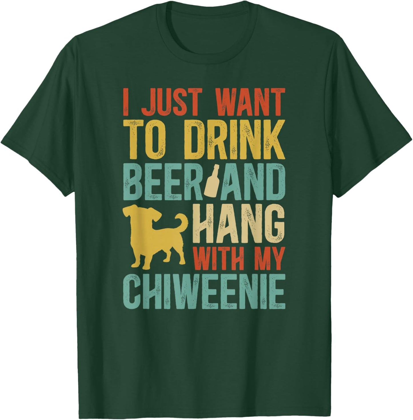 Chiweenie Owner Funny Chiweenie Mom Chiweenie Dad T-Shirt - T-Shirt | Forest
