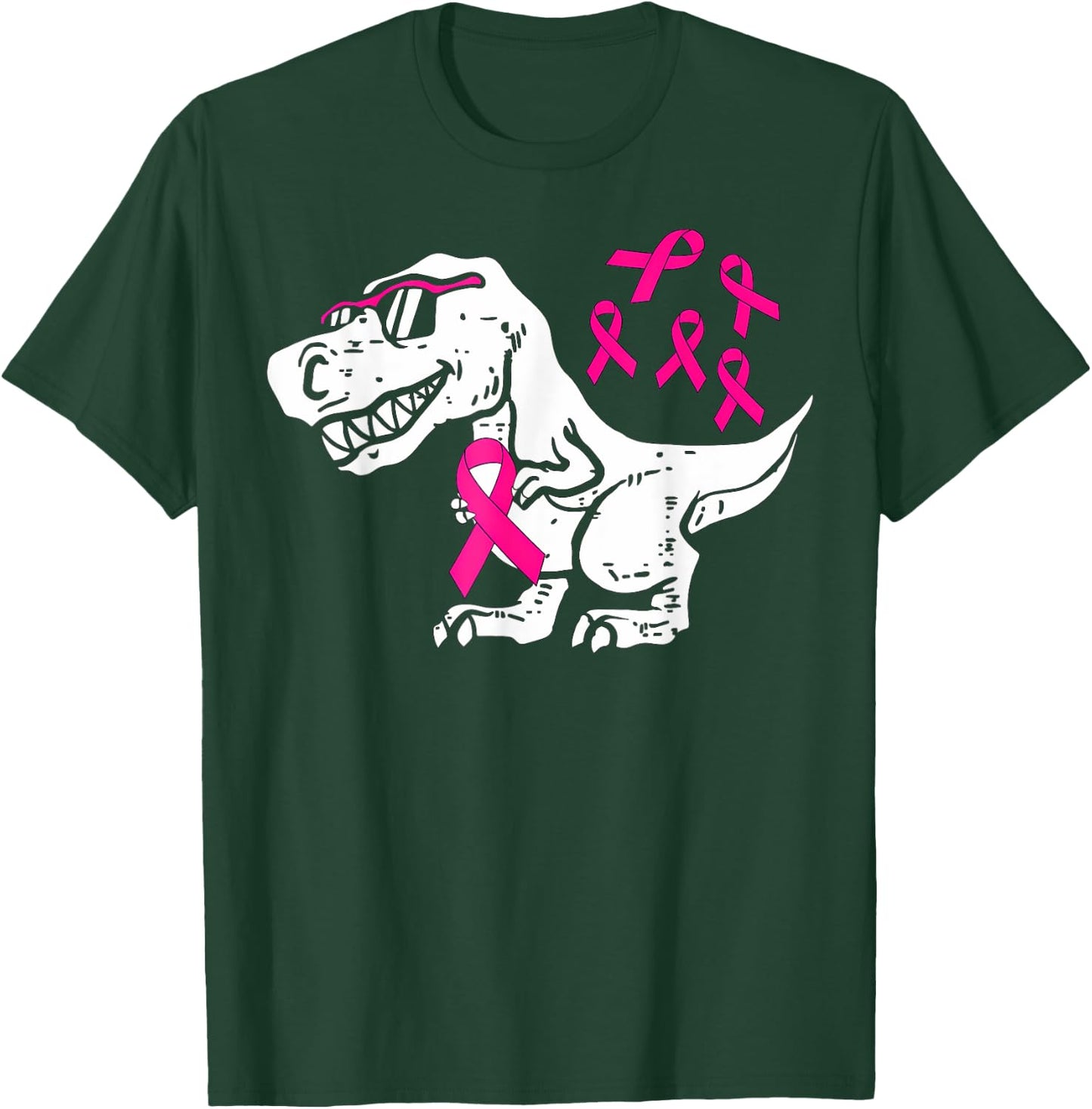 Breast Cancer Awareness Shirt Toddler Pink Ribbon Kids Youth T-Shirt - T-Shirt | Forest
