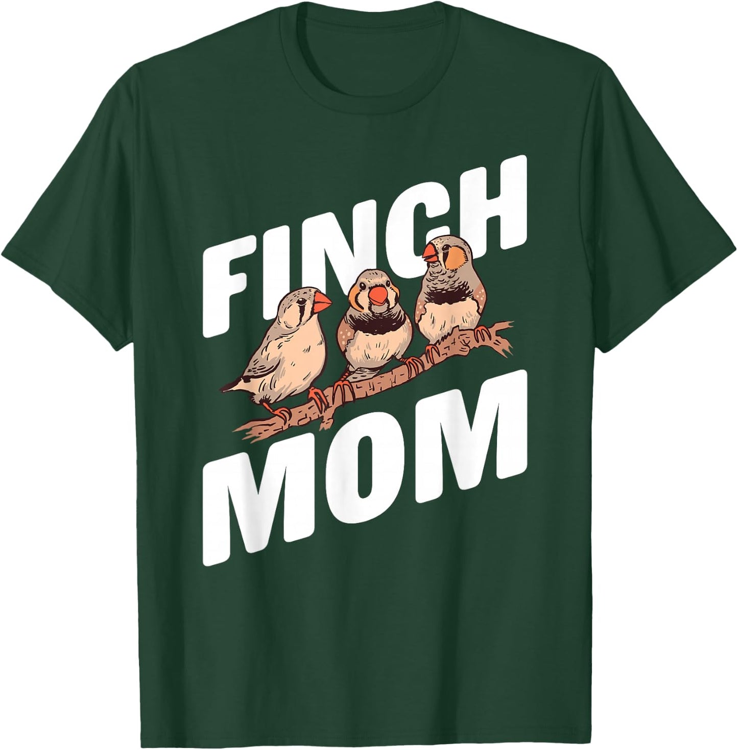 Zebra Finch Owner Finch Mom Pets Zebra Finches T-Shirt - T-Shirt | Forest