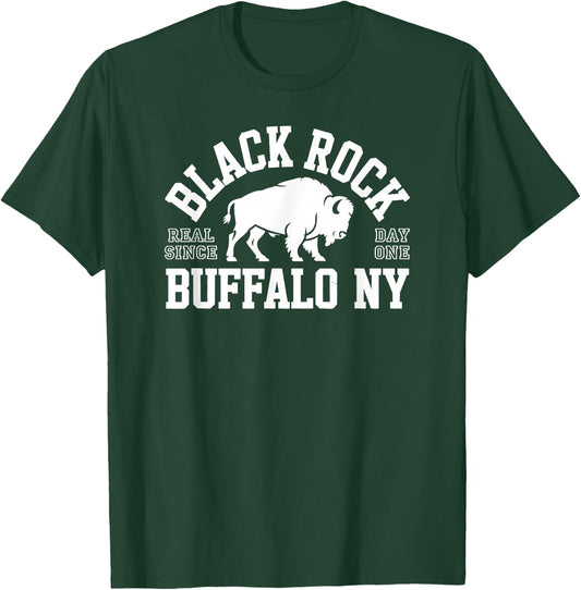 Black Rock Buffalo, NY Collegiate T-Shirt - T-Shirt | Forest