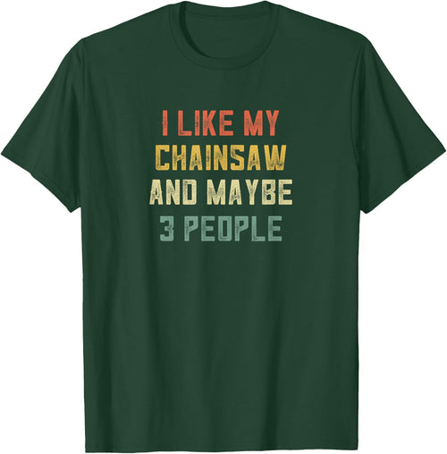 Retro Chainsaw Logging Gear Tree Trimmer Arborist
